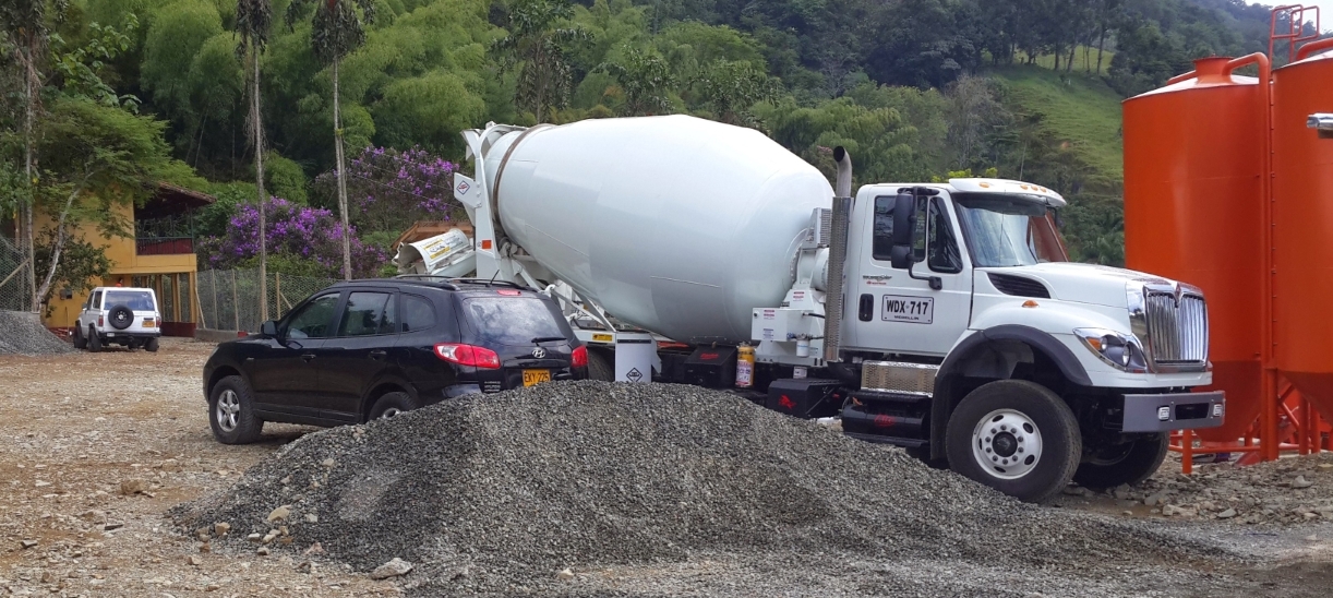 Mezcladora de concretos premezclados