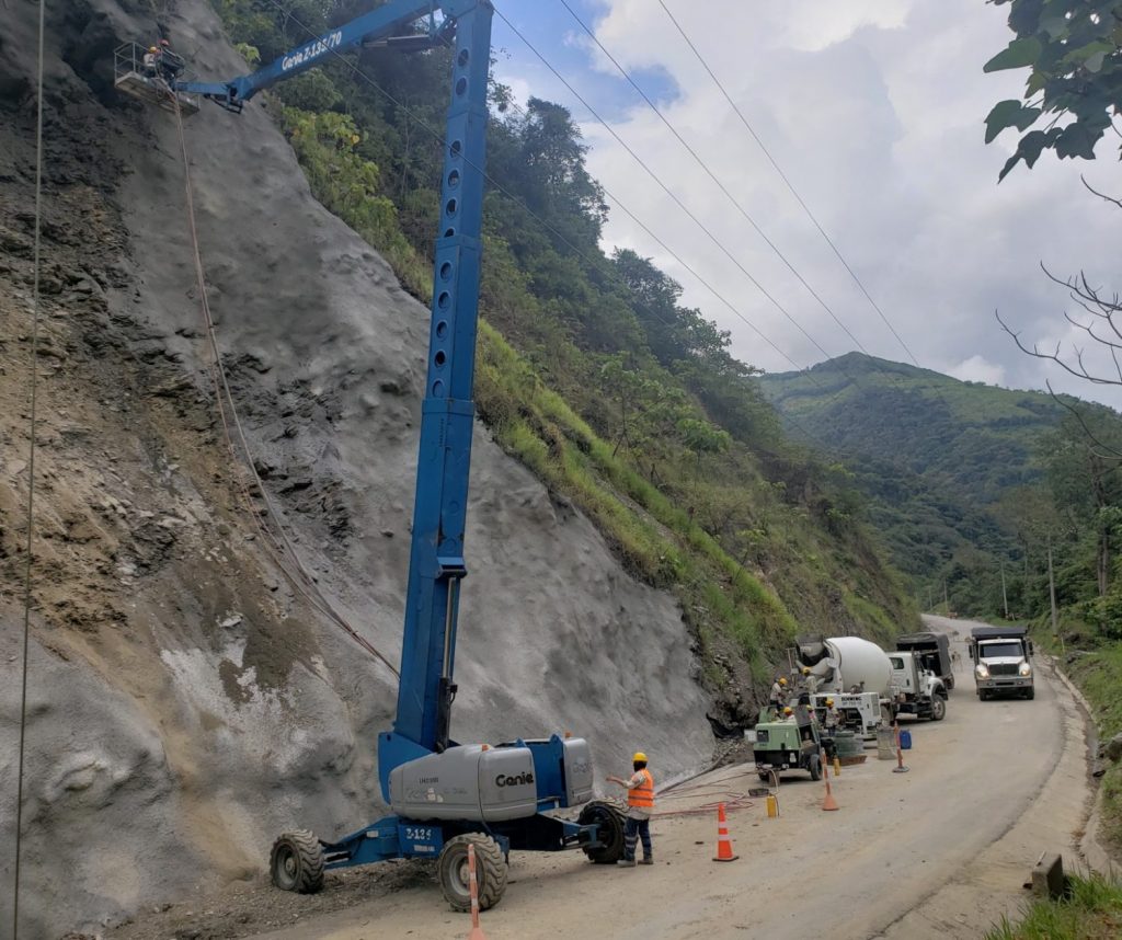 Vía Puerto Valdivia – obras principales Hidroituango