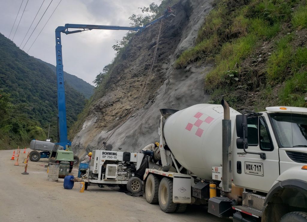 Vía Puerto Valdivia – obras principales Hidroituango